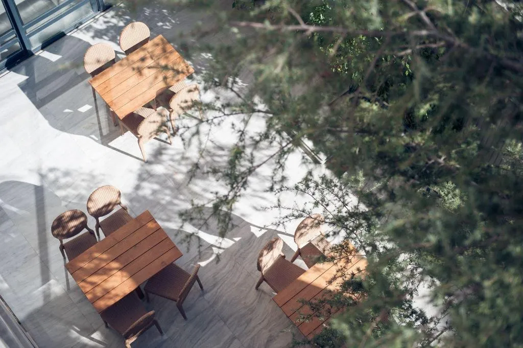 Terrace, Avra City Hotel, Crete