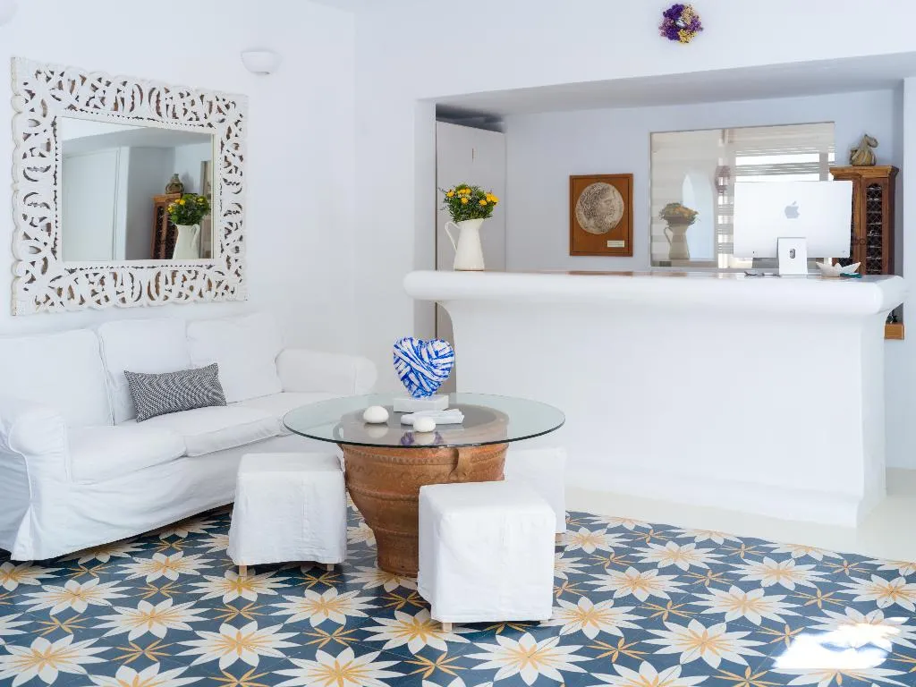 Lobby, Rhenia  Mykonos Hotel & Bungalows, Mykonos