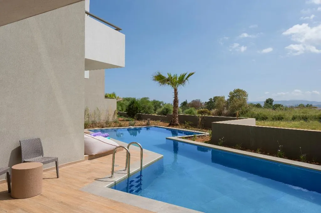 DOUBLE WITH PRIVATE POOL Room, Mare Village Hotel, Crete