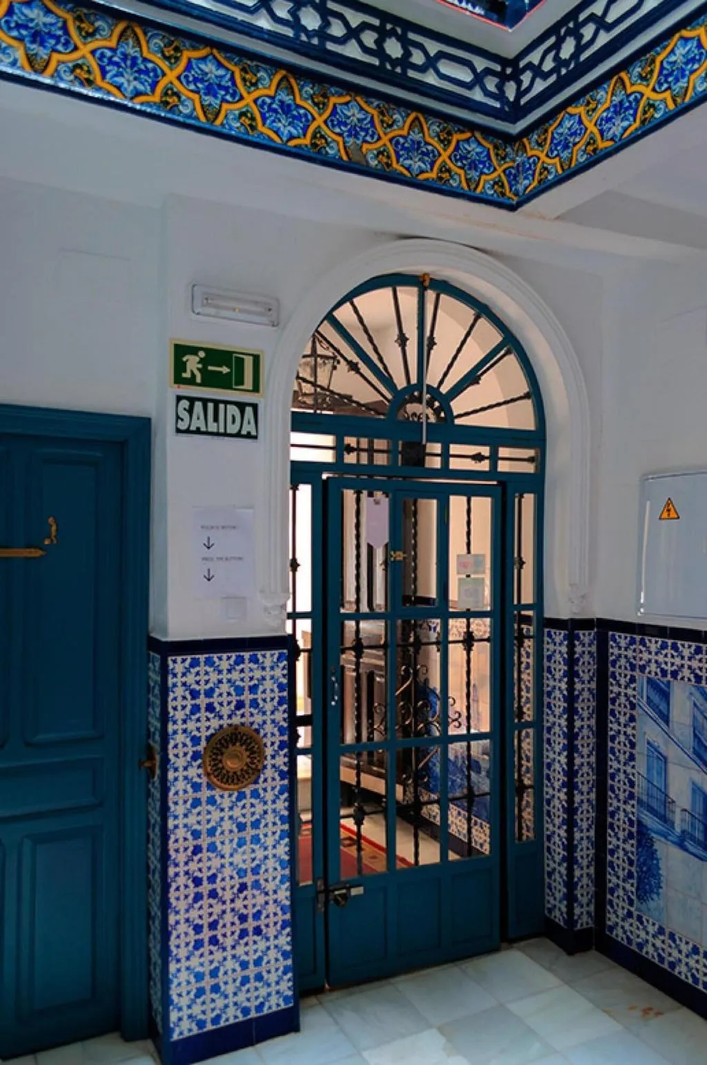 Lobby, Pension La Montorena, Seville