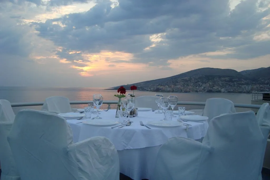 General view, Seaside Saranda, Southern Albania