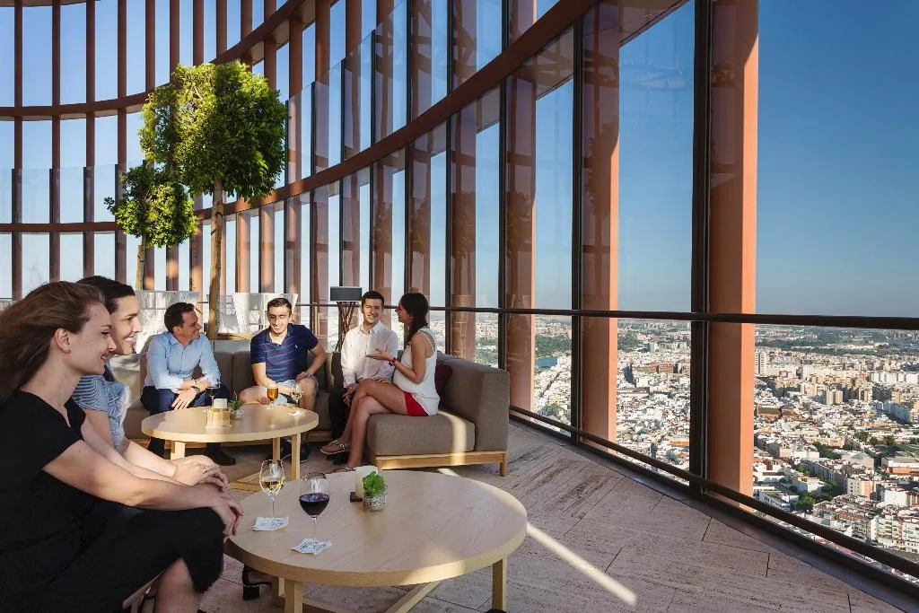 Terrace, Eurostars Torre Sevilla, Seville