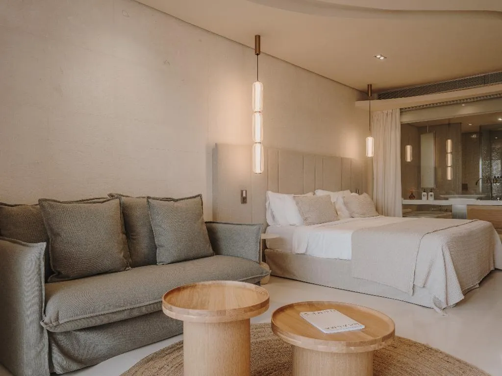 JUNIOR SUITE POOL VIEW Room, Aguas de Ibiza by NCalma Hotels, Ibiza