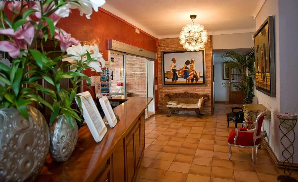 Lobby, Hotel Grifeu, Costa Brava
