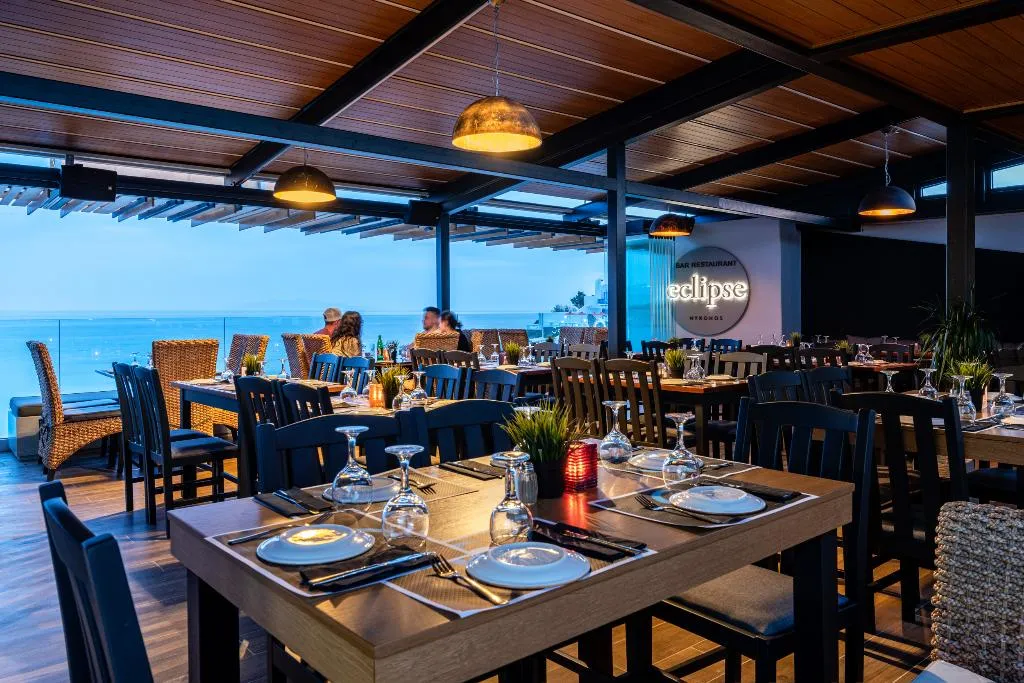Restaurant, Kosmoplaz Beach Resort, Mykonos