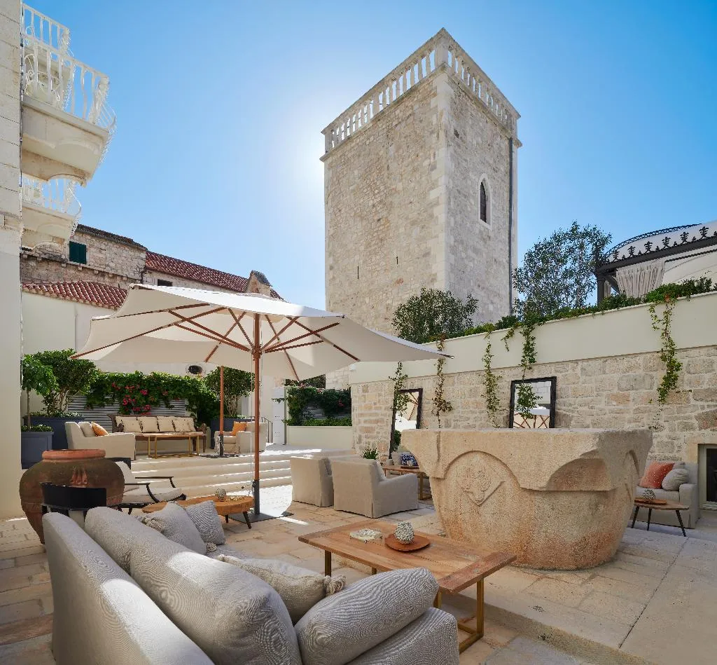 Terrace, Palace Elisabeth Hvar Hotel, Split