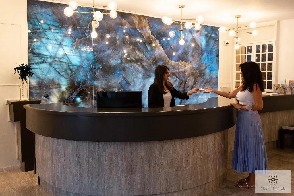 Lobby, May Beach Hotel, Crete