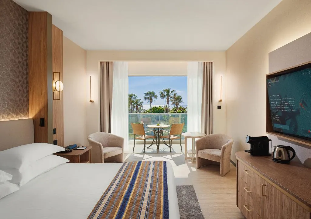 Double or Twin DELUXE SIDE SEA VIEW Room, Olympic lagoon Resorts, Paphos, Cyprus