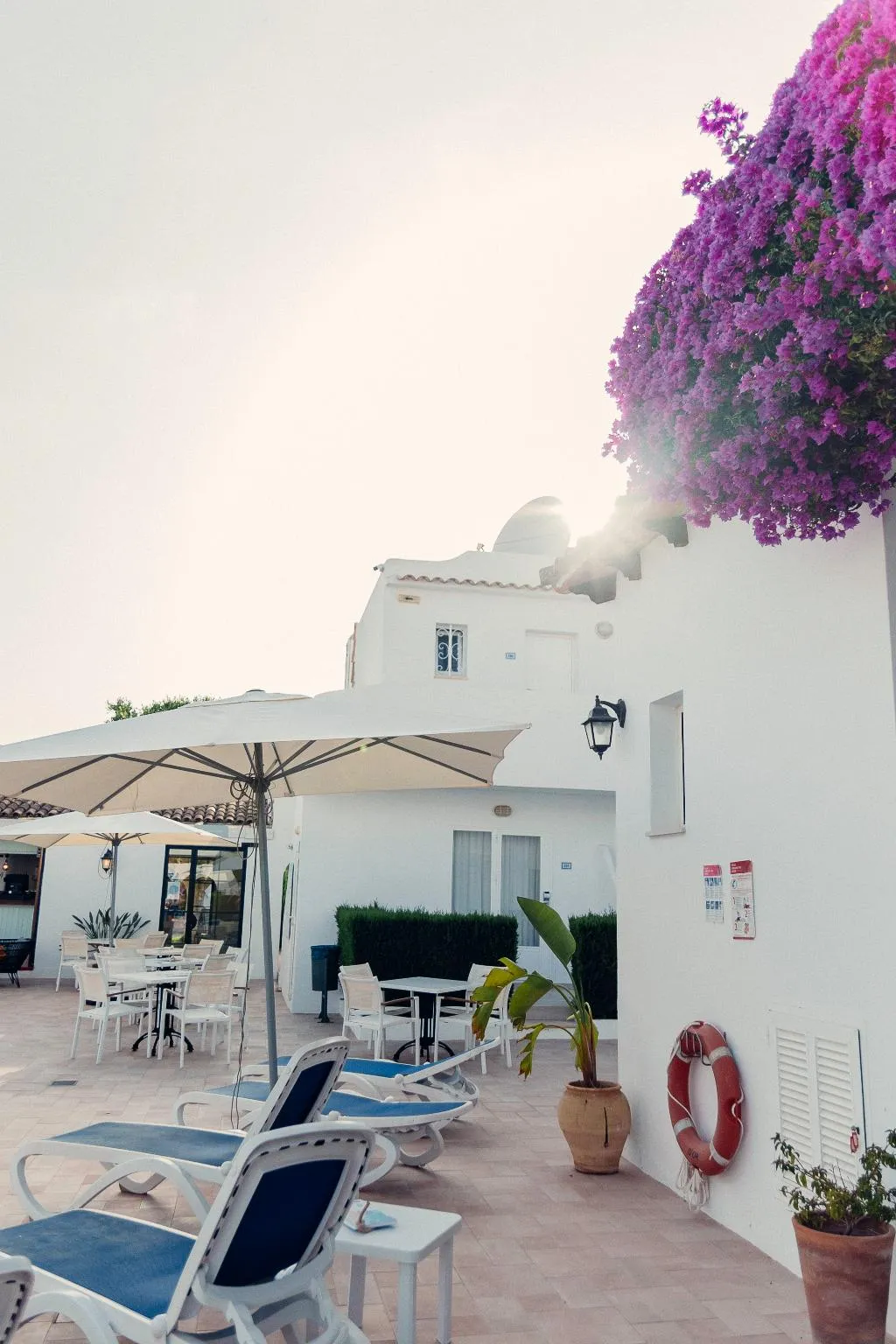 Terrace, Hotel D'Or, Majorca