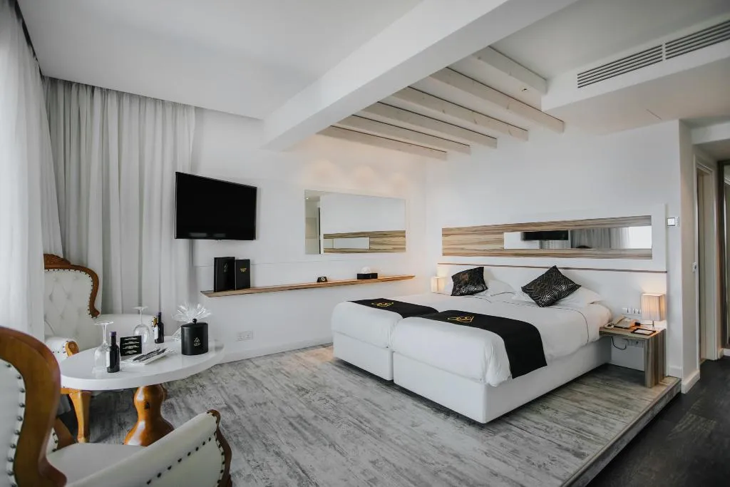 TWIN DELUXE SEA VIEW Room, The Ciao Stelio Deluxe Hotel, Cyprus