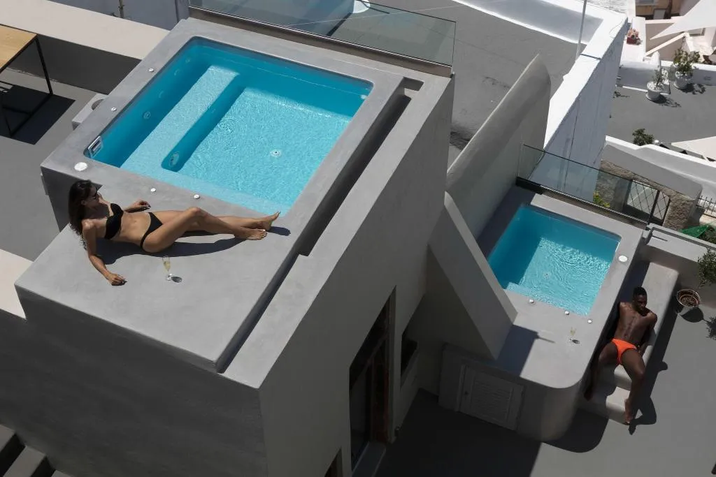 Pool, Aria Suites, Santorini