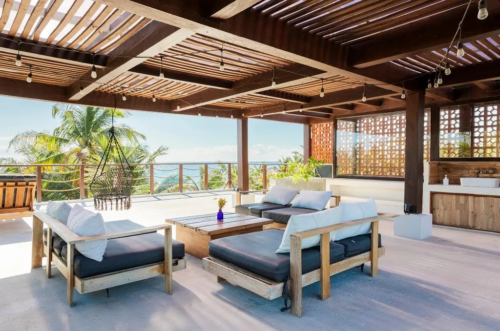 Terrace, Lula Seaside Boutique Hotel, Cancun Area