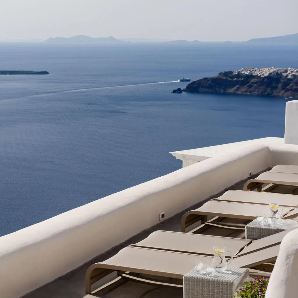 Terrace, Kapari Natural Resort - member of Unique Lodges Na, Santorini