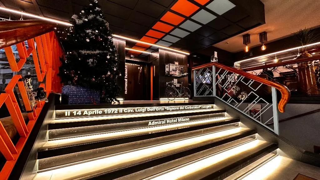 Lobby, Admiral Hotel, Milan