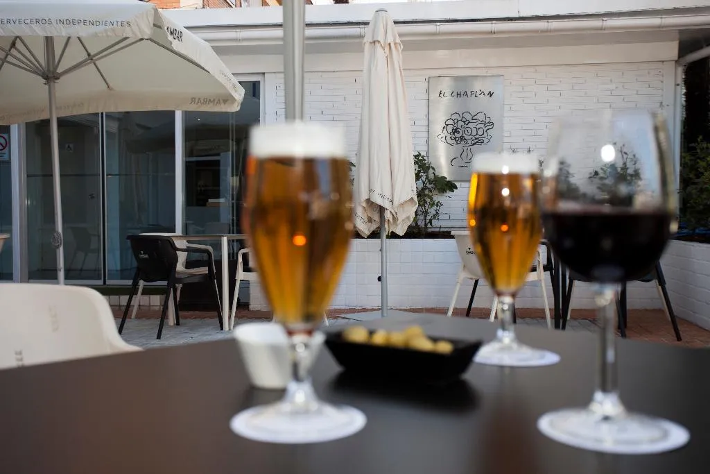 Terrace, La Posada del Chaflan, Madrid