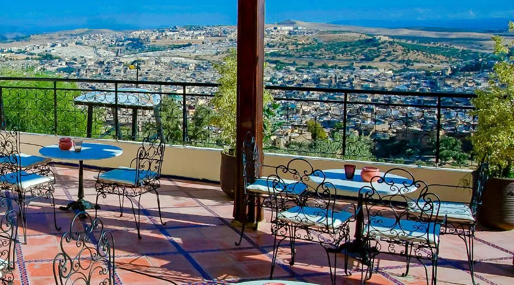 Terrace, Les Merinides, Fez