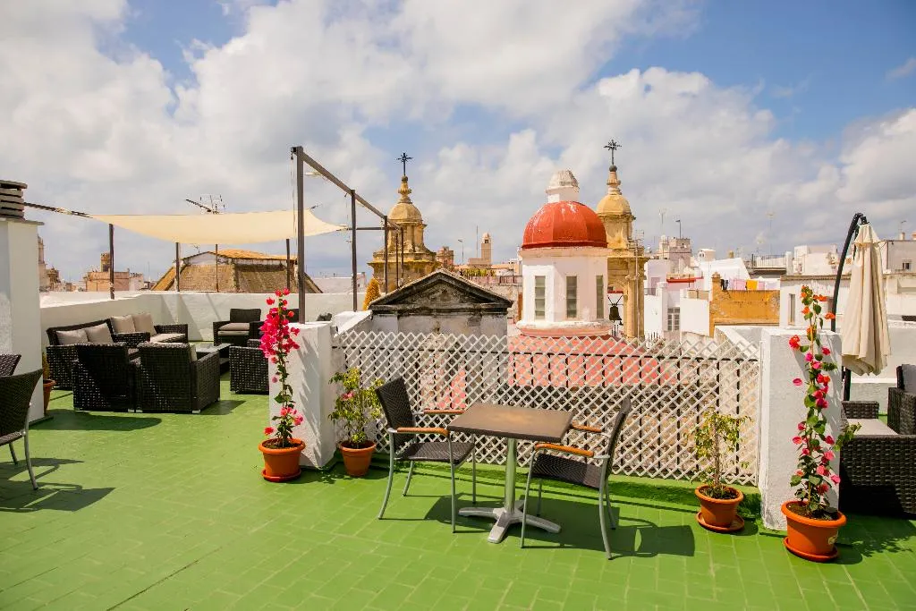 Terrace, Hotel Las Cortes De Cadiz, Costa De La Luz