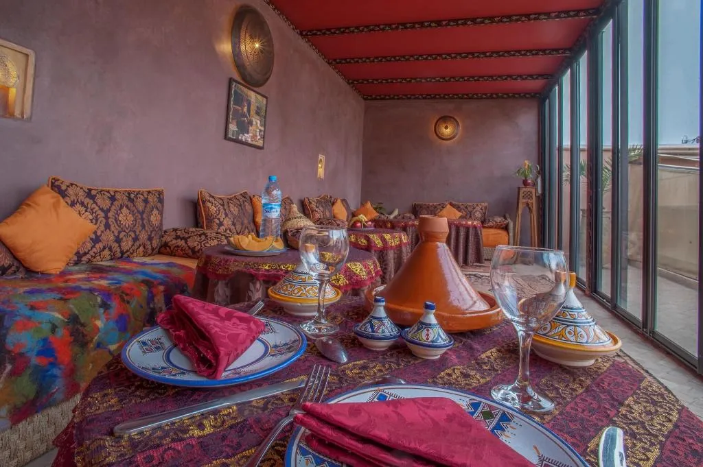 Restaurant, Riad Lakouas, Marrakech