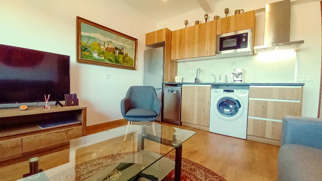 DOUBLE DELUXE ONE BED Room, Cason De Los Lopez Apartments, Madrid