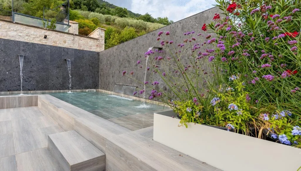 Terrace, Park Hotel Ai Cappuccini, Umbria