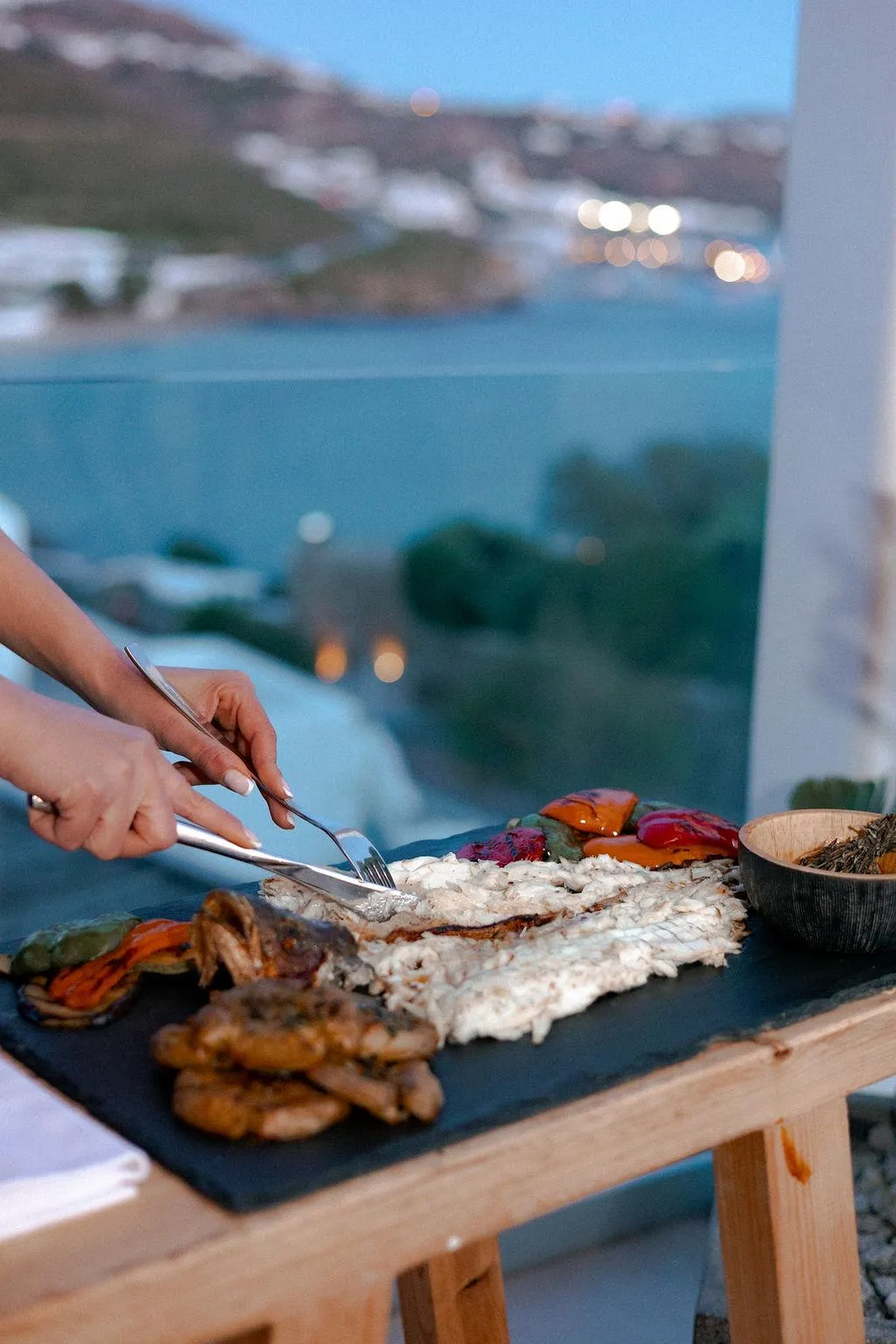 Restaurant, Mykonos Princess Hotel, Mykonos