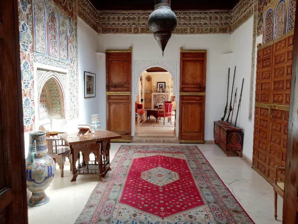 Lobby, Riad Ben Youssef, Marrakech