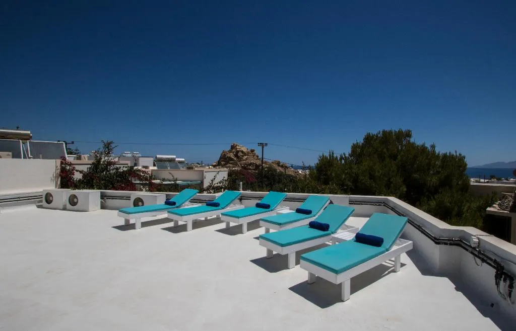 Terrace, Andreas Aparthotel, Santorini