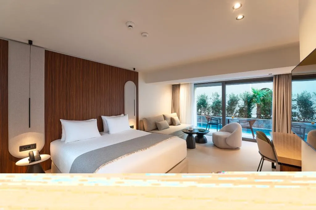 TRIPLE DELUXE POOL VIEW Room, Alizo Boutique Hotel & Spa  - Adults Only, Rhodes