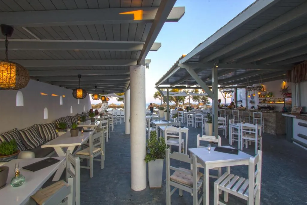 Restaurant, Sea View Beach Hotel, Santorini