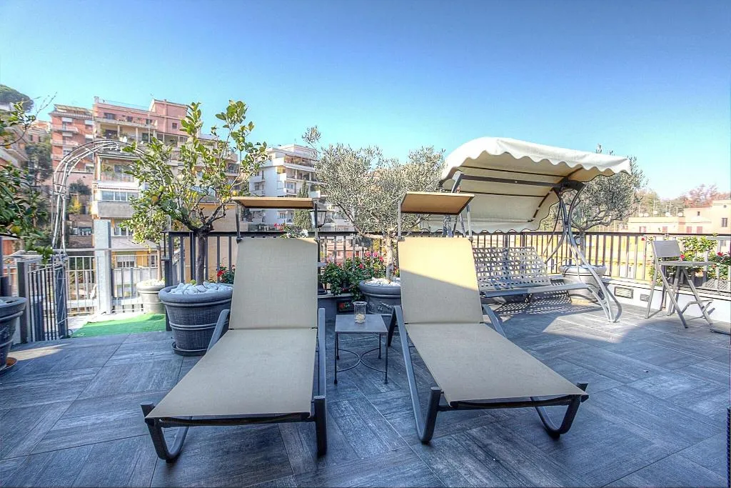 Terrace, Trilussa Palace Congress & Spa, Rome