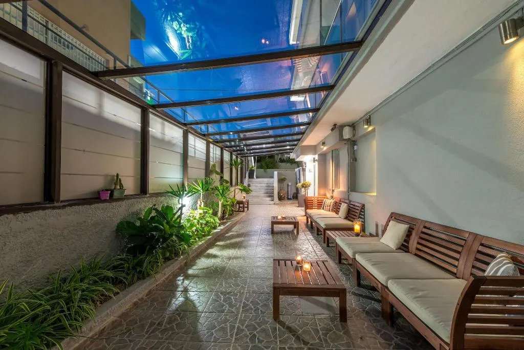 Lobby, 7 Palms Hotel Apartments, Rhodes