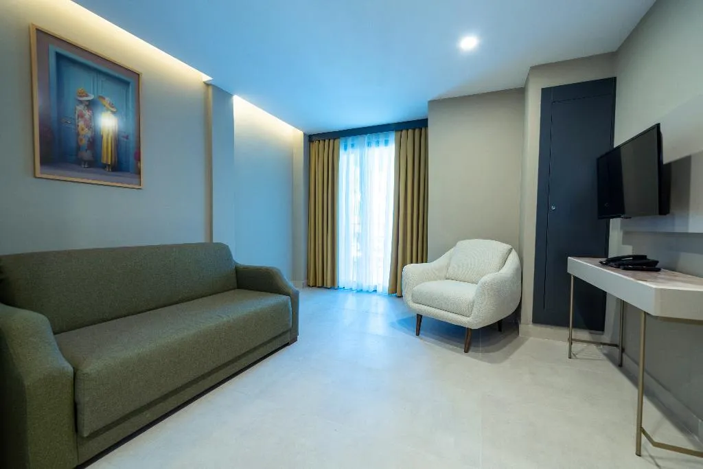QUADRUPLE SEA VIEW WITH BALCONY Room, Mare Alba, Bodrum