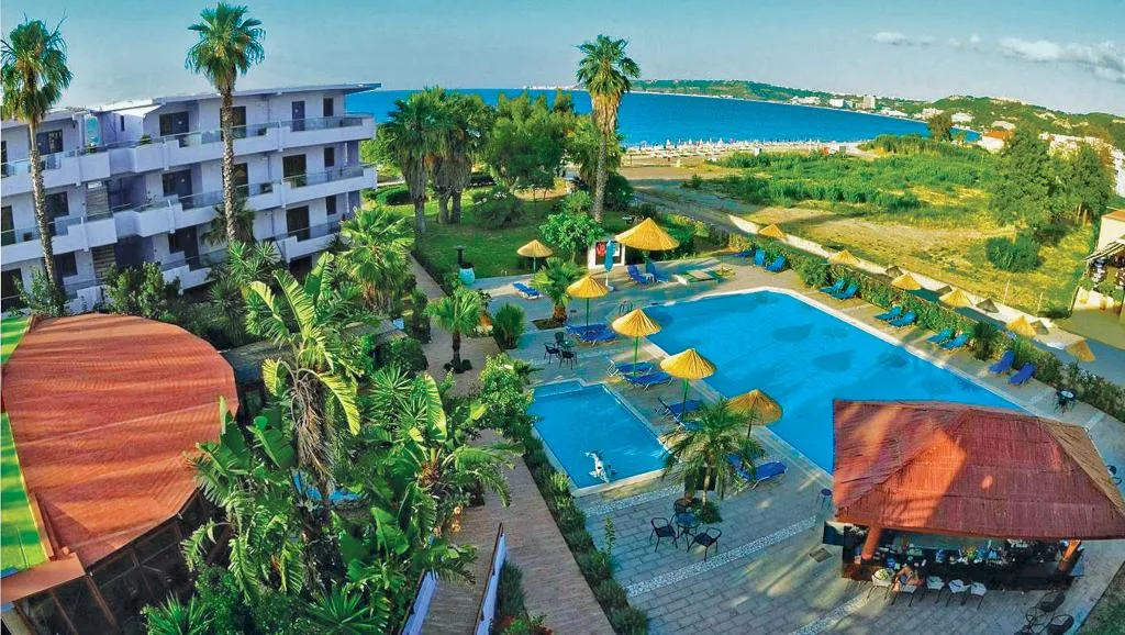 Terrace, Area Blue Beach Apartment, Rhodes