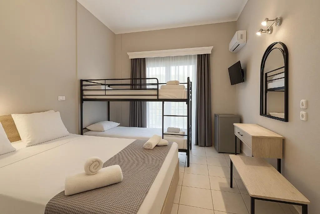 QUADRUPLE CLASSIC Room, Samel Hotel, Halkidiki