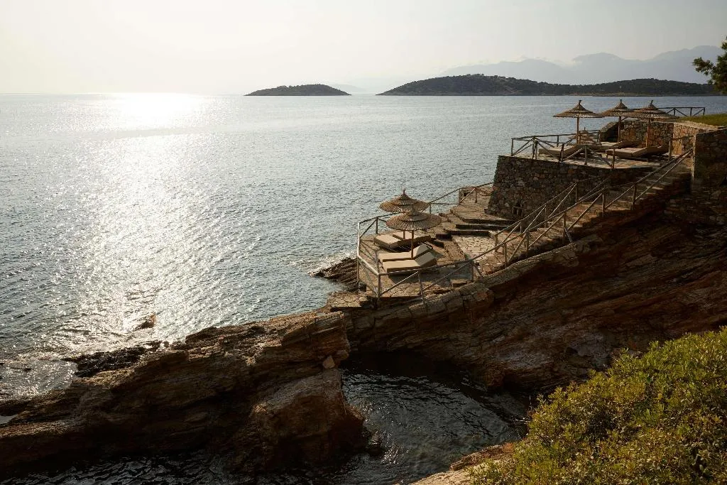 Beach, Minos Palace Resort, Crete
