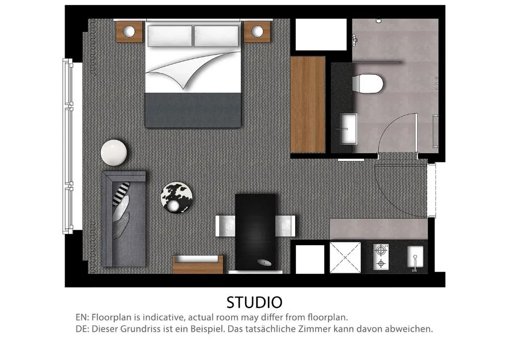 STUDIO STANDARD Room, Adina Apartment Hotel Berlin Hackescher Markt, Berlin