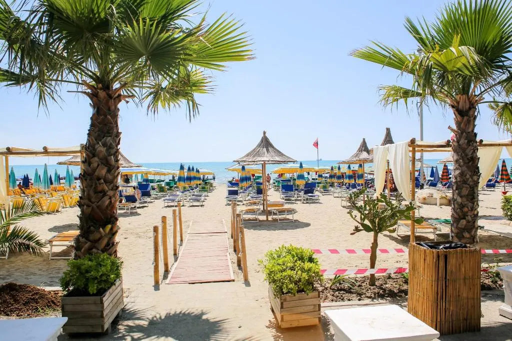 Beach, Bella Vista Hotel, Durres