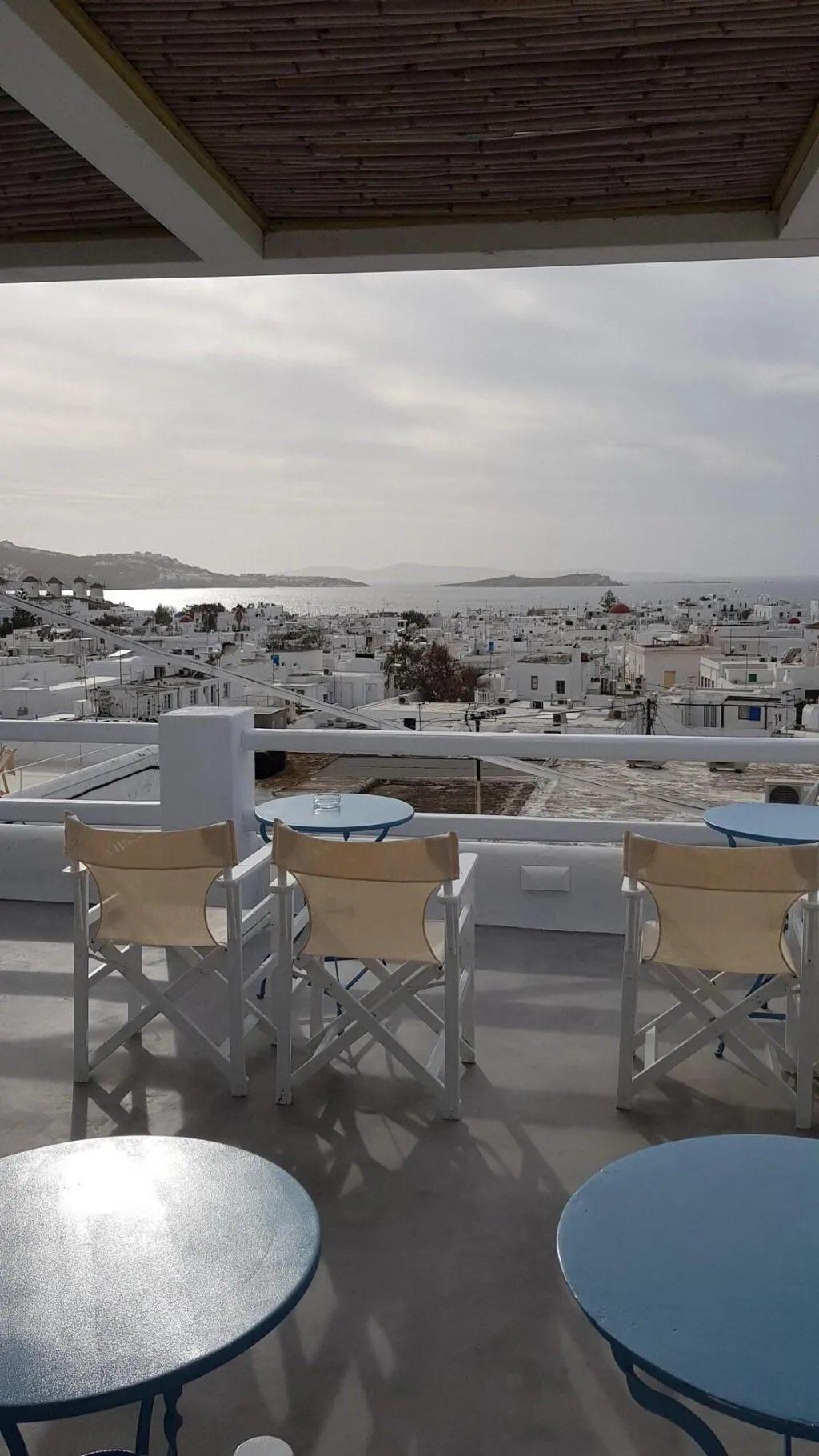 Terrace, Hotel Lefteris, Mykonos