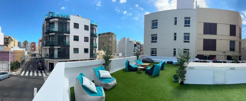 Terrace, Ashavana Hostel, Tenerife