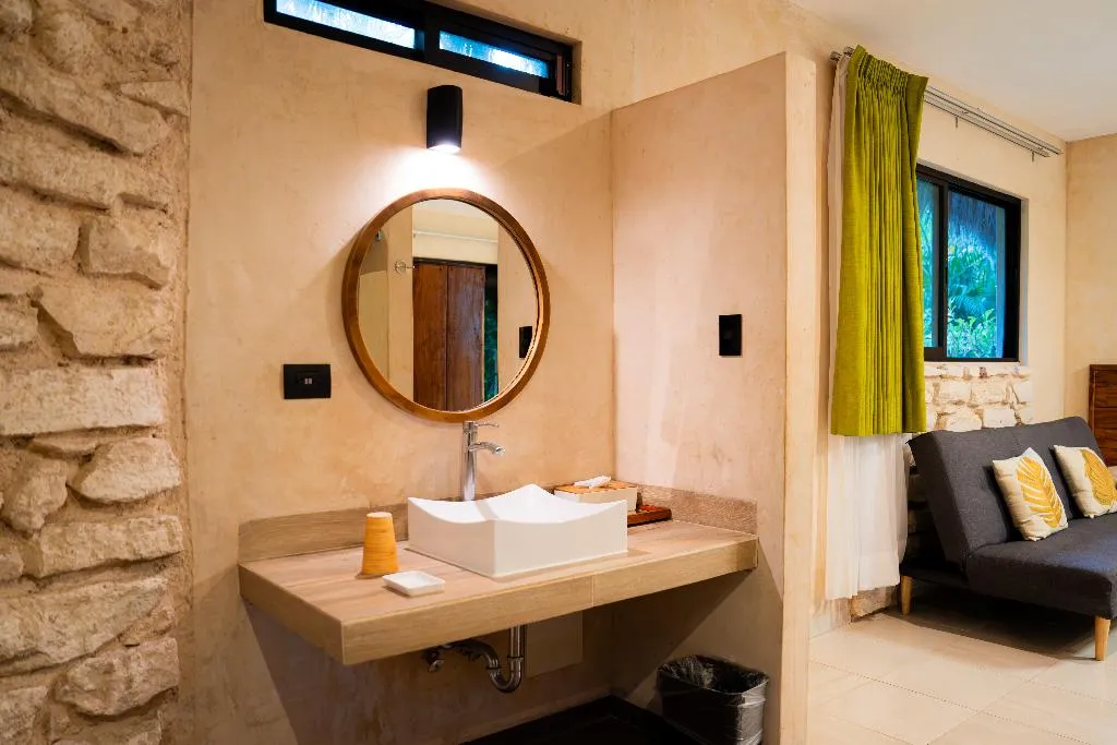 Cabin KING SIZE BED Room, Aldea Coba an Escape Experience, Cancun Area