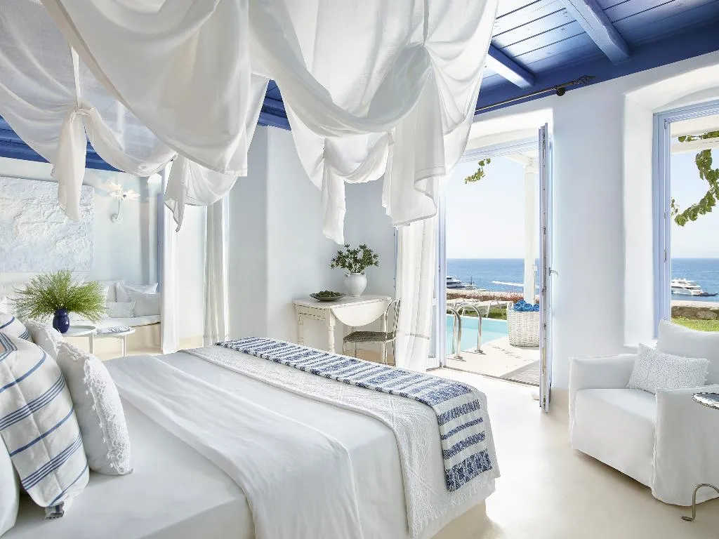 VILLA DELUXE WITH PRIVATE POOL Room, Mykonos Blu, A Resort to Live, Mykonos