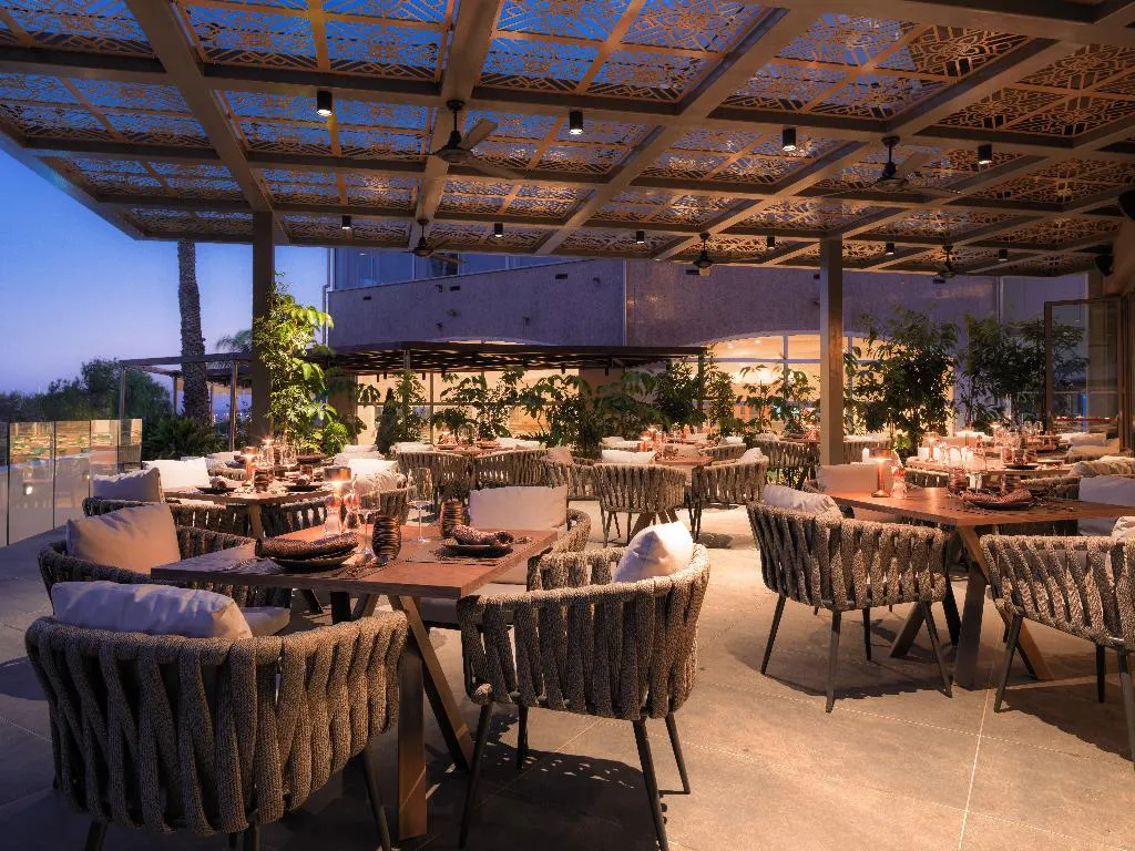 Restaurant, The Tower at St Raphael Resort, Cyprus