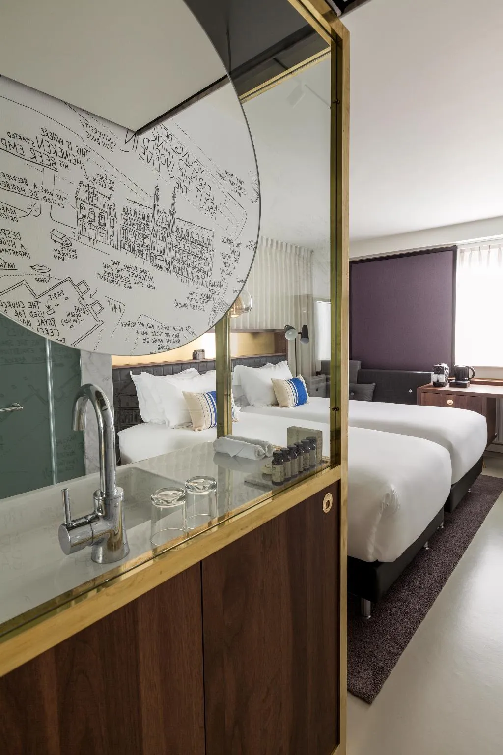DOUBLE SINGLE USE SUPERIOR Room, Ink Hotel Amsterdam - MGallery Collection, Amsterdam