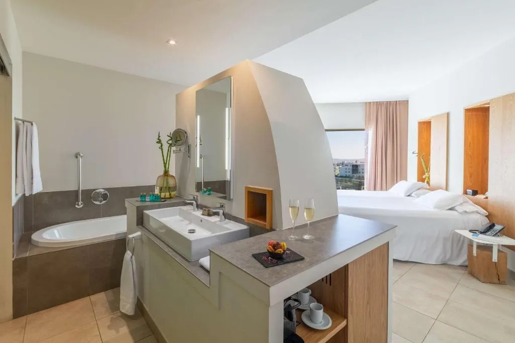 DOUBLE GUEST ROOM SEA VIEW Room, Higueron Hotel Malaga Curio collection by HILTON, Costa Del Sol