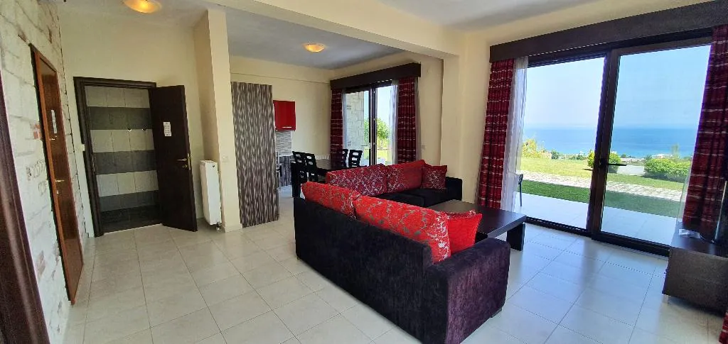 SUITE DELUXE ONE BED Room, Bungalow White Apartments and Suits, Halkidiki