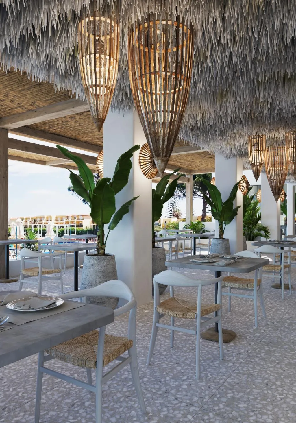 Restaurant, Eliros Mare, Crete