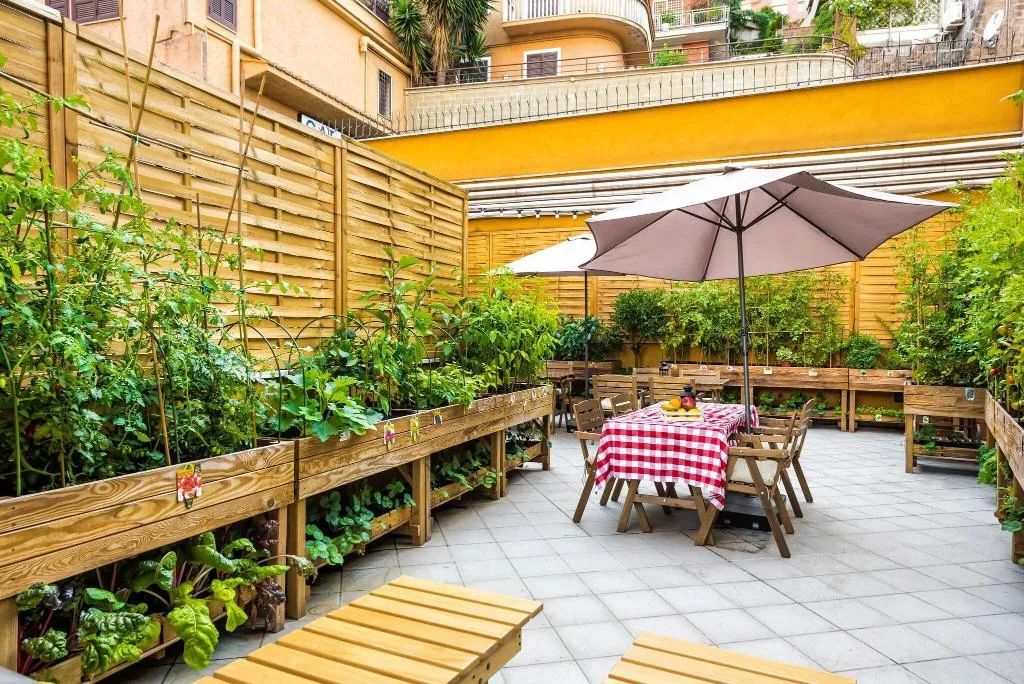 Terrace, Trilussa Palace Congress & Spa, Rome