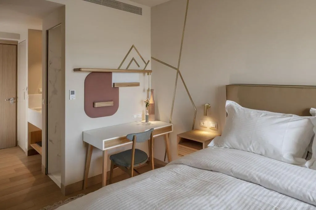 DOUBLE QUEEN SIZE BED Room, Coco-Mat Athens BC, Athens