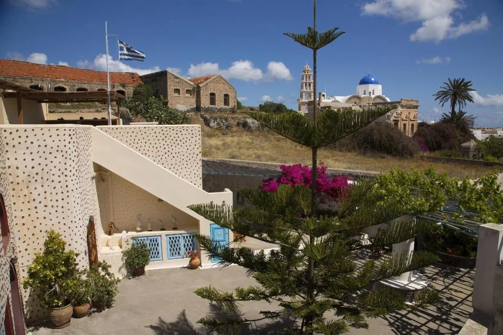 General view, Canava Santino, Santorini