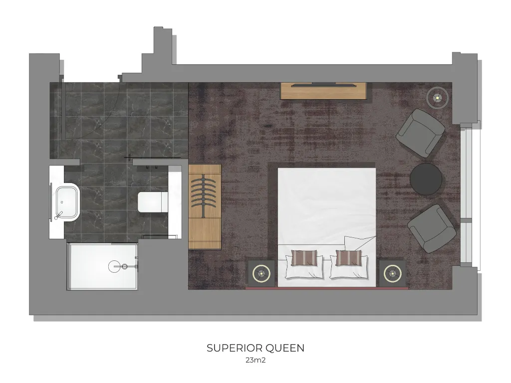 DOUBLE CLASSIC Room, The Spencer Hotel, Dublin